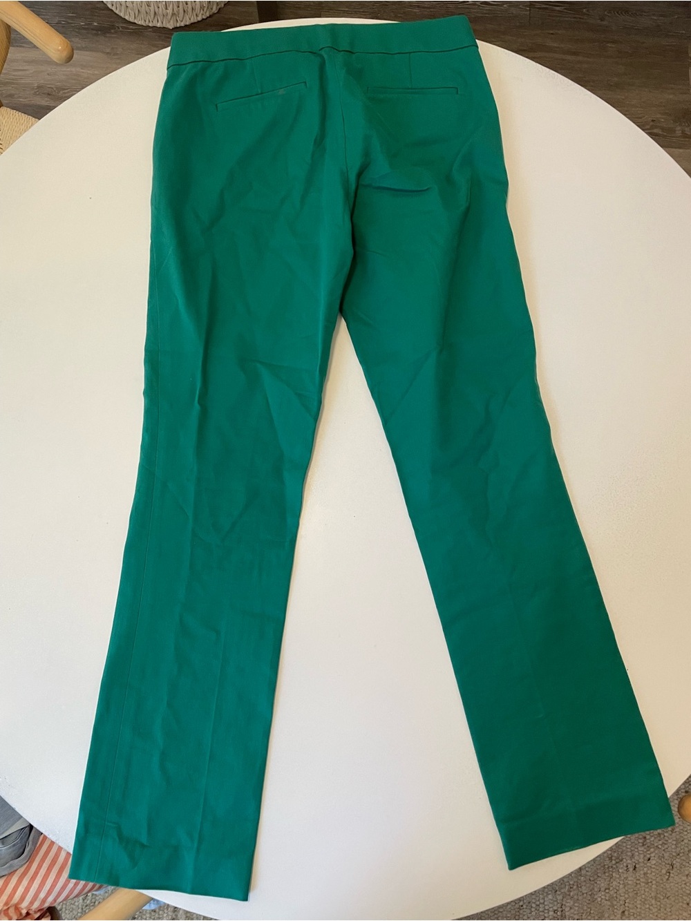 J. Crew Green Cropped Dress Pants